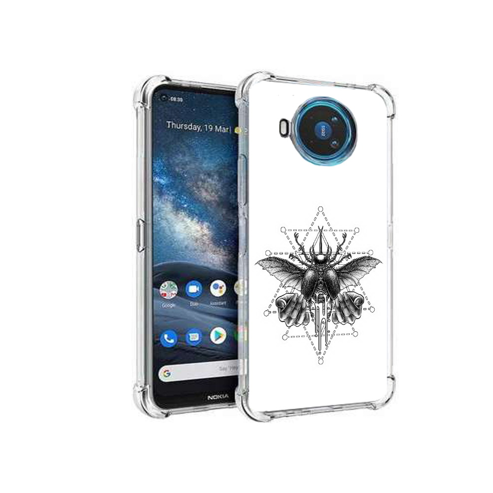 

Чехол MyPads Tocco для Nokia X100 скарабей (PT227057.109.601), Прозрачный, Tocco