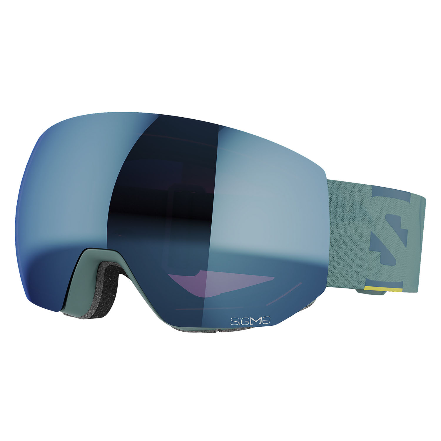 Очки Горнолыжные Salomon Goggles Radium Pro Sigma Atlantic Blues07 (Б/Р)