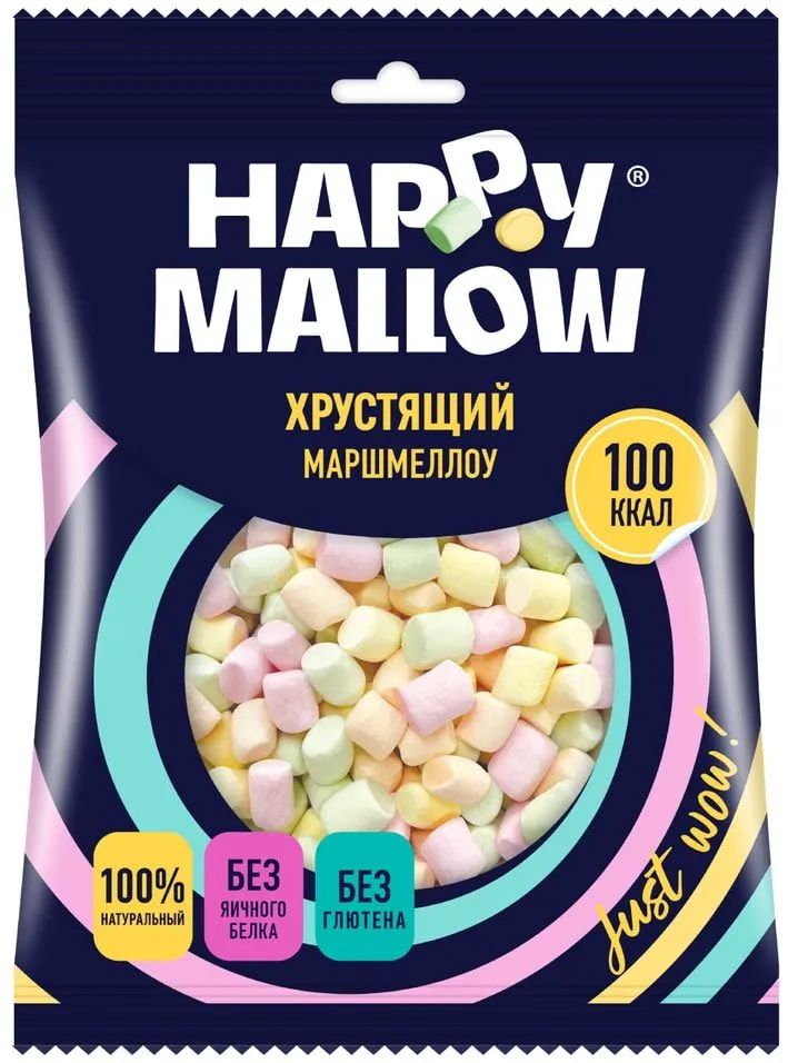 Маршмеллоу Happy Mallow хрустящий 30 г 155₽