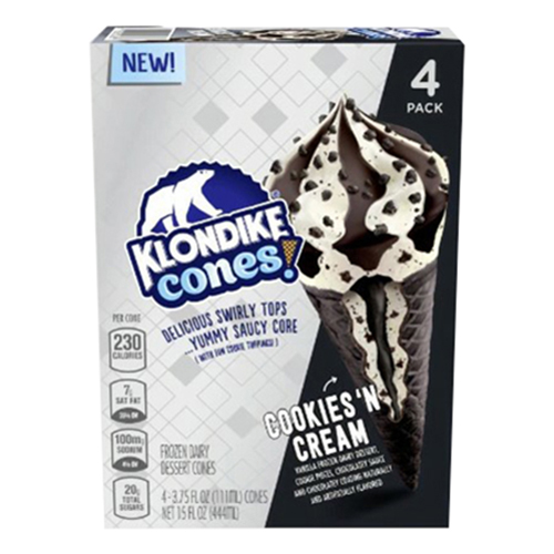 

Мороженое молочное Кlondike Cookies and cream с печеньем БЗМЖ 4 шт х 74,8 г