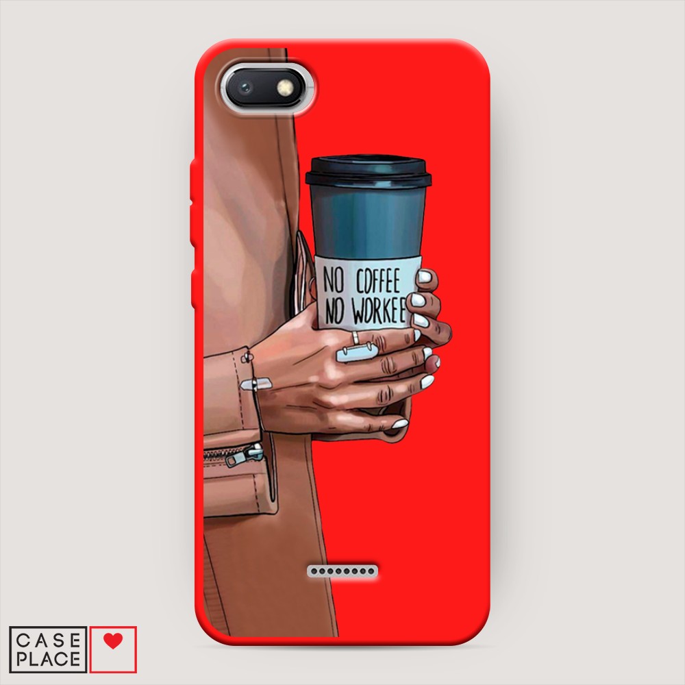 

Чехол Awog на Xiaomi Redmi 6A "No coffee", Разноцветный, 34153-1