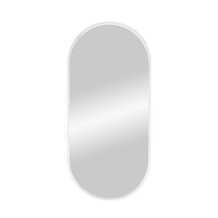 фото Зеркало art&max bari am-bar-700-1500-ds-c-white с подсветкой с сенсорным выключателем