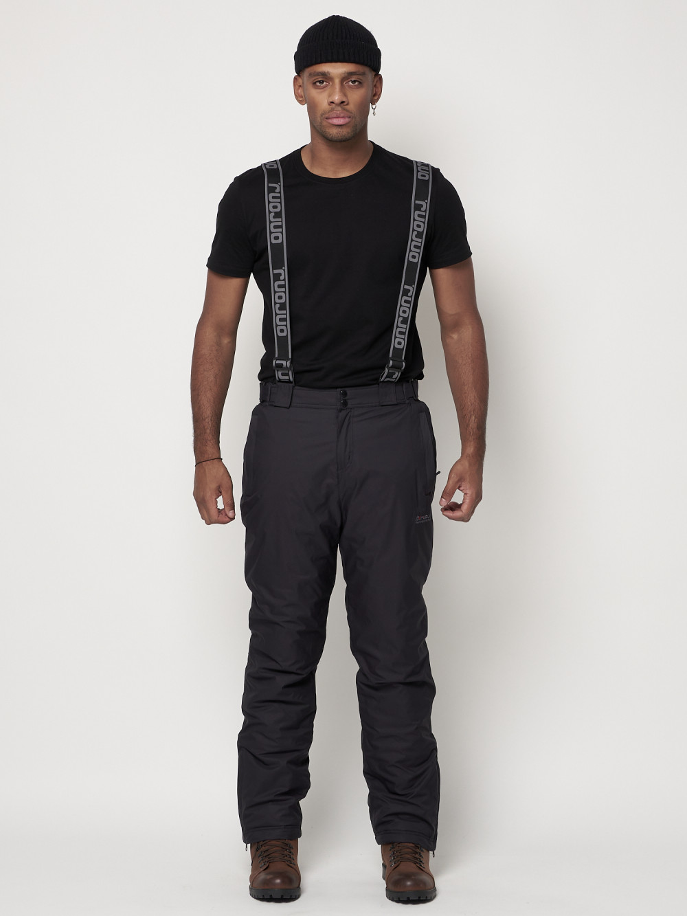 фото Полукомбинезон брюки горнолыжные mtforce мужские темно-серого цвета 662123tc, 56