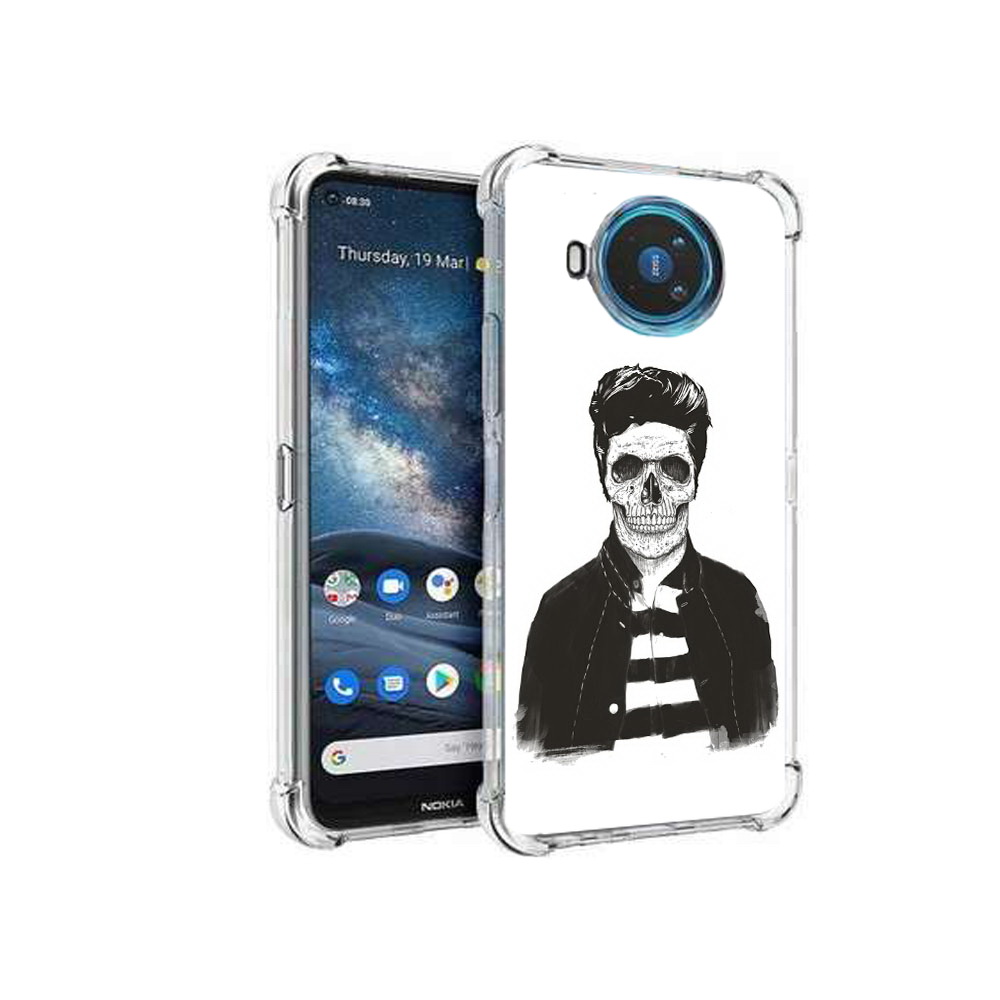 

Чехол MyPads Tocco для Nokia X100 скелет (PT227057.109.604), Прозрачный, Tocco