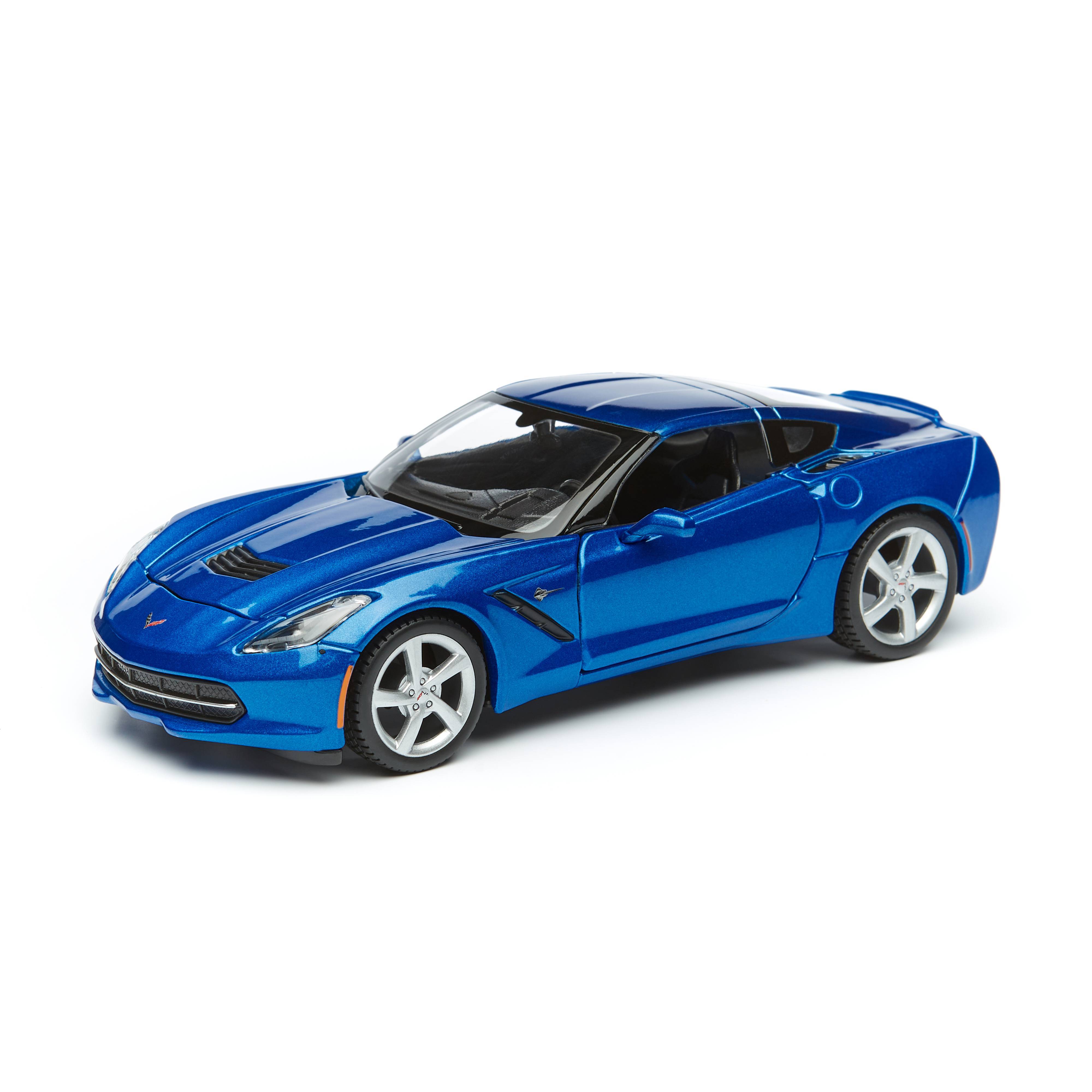 фото Игрушечная машинка maisto chevrolet corvette stingray coupe 2014 1:24, синий металик