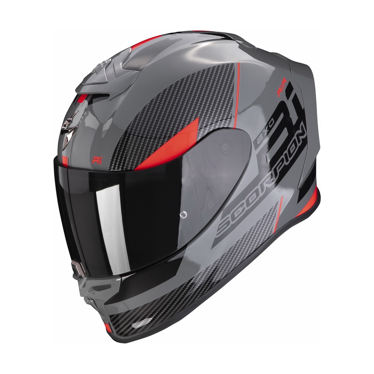 

Мотошлем SCORPION EXO-R1 EVO AIR FINAL, Серый, EXO-R1
