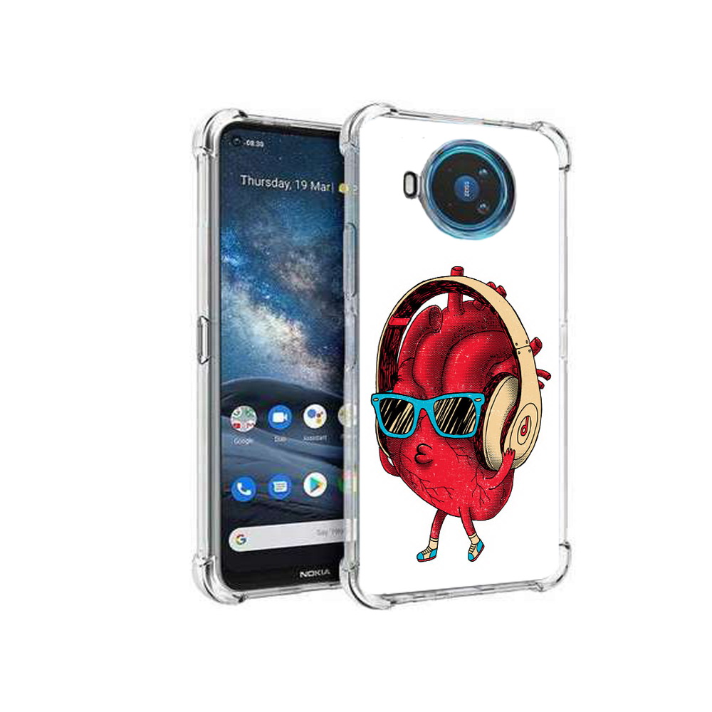 

Чехол MyPads Tocco для Nokia X100 слушай сердце (PT227057.109.609), Прозрачный, Tocco