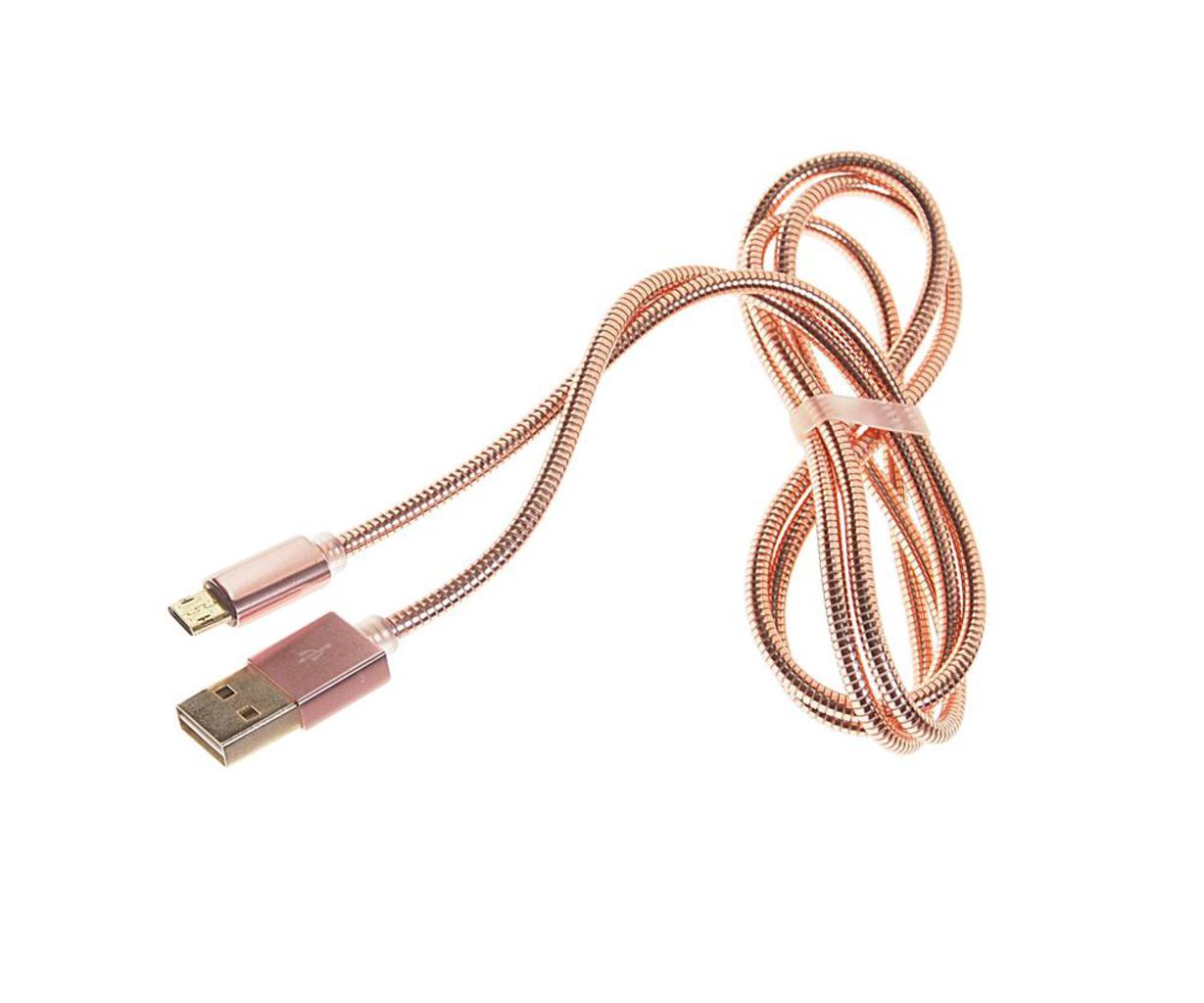 фото Кабель micro usb 1м розовое золото ldnio ls24 android