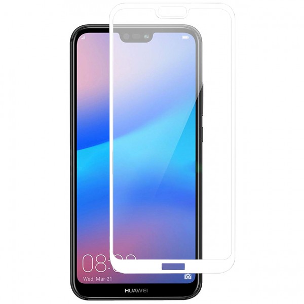

Защитное стекло Artis 2.5D CP+ на весь экран (цветное) для Huawei P20 (Белое)