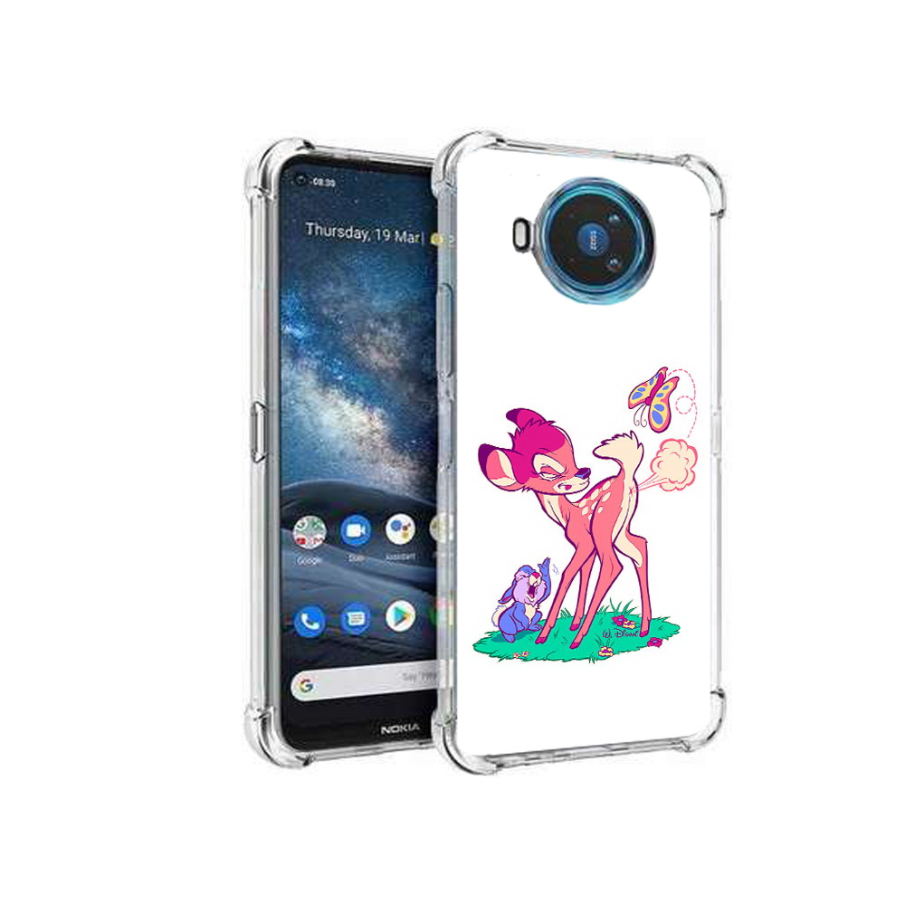 

Чехол MyPads Tocco для Nokia X100 смешной олененок (PT227057.109.610), Прозрачный, Tocco