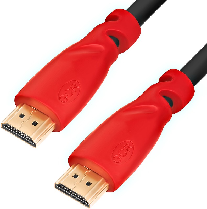 

GREENСONNECT м (GCR-HM350-0.5m), GCR Кабель 0.5m HDMI 1.4, красные коннекторы, 30/30 AWG, позолоченные контакты, FullHD, Ethernet 10.2 Гбит/с, 3D, 4K, экран (GCR-HM350-0.5m)