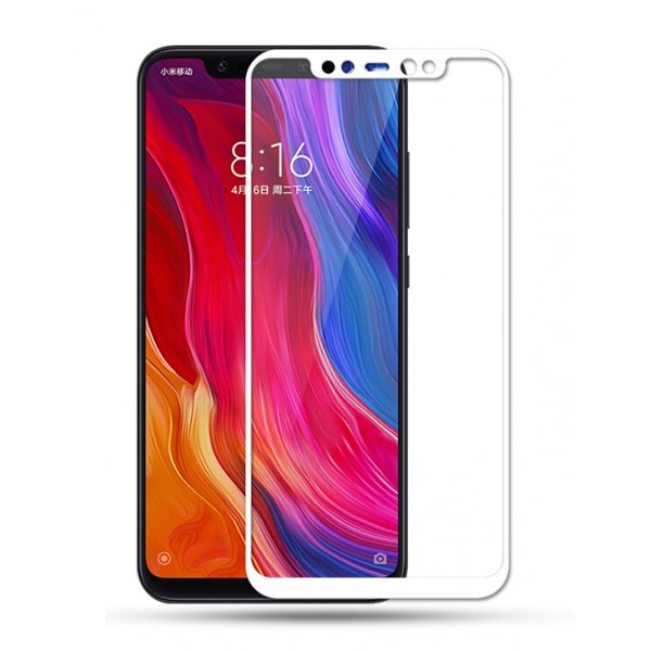 

Защитное стекло Artis 2.5D CP+ на весь экран (цветное) для Xiaomi Mi 8 SE (Белое)