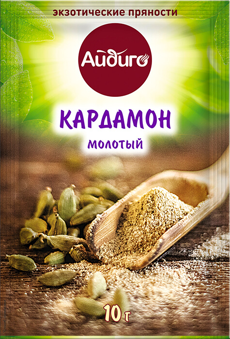 

Кардамон Айдиго молотый 10 г