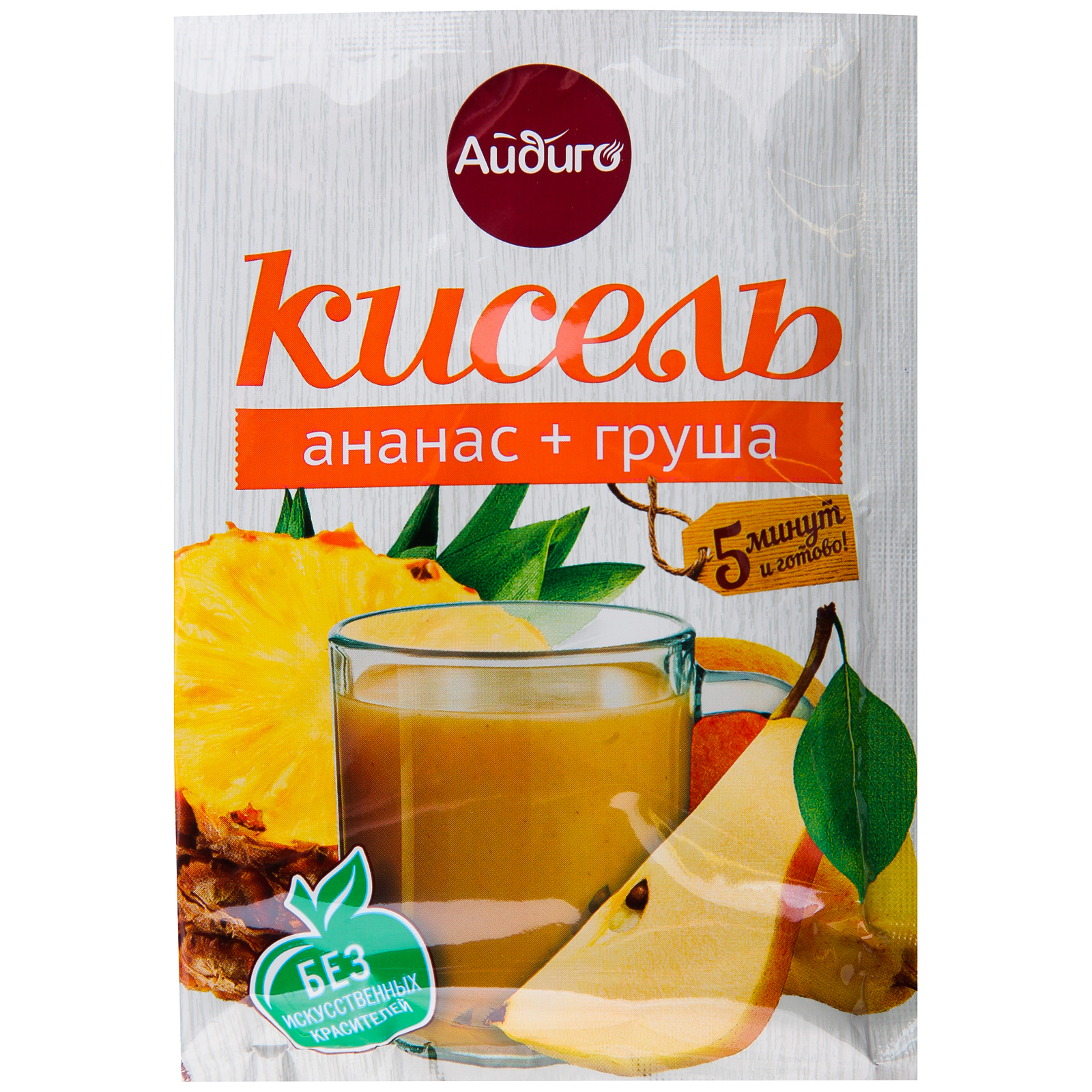 

Кисель Айдиго груша и ананас 80 г