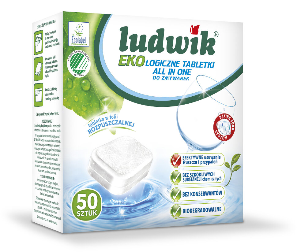 фото Таблетки для пмм ludwik all in one экологические 50 шт