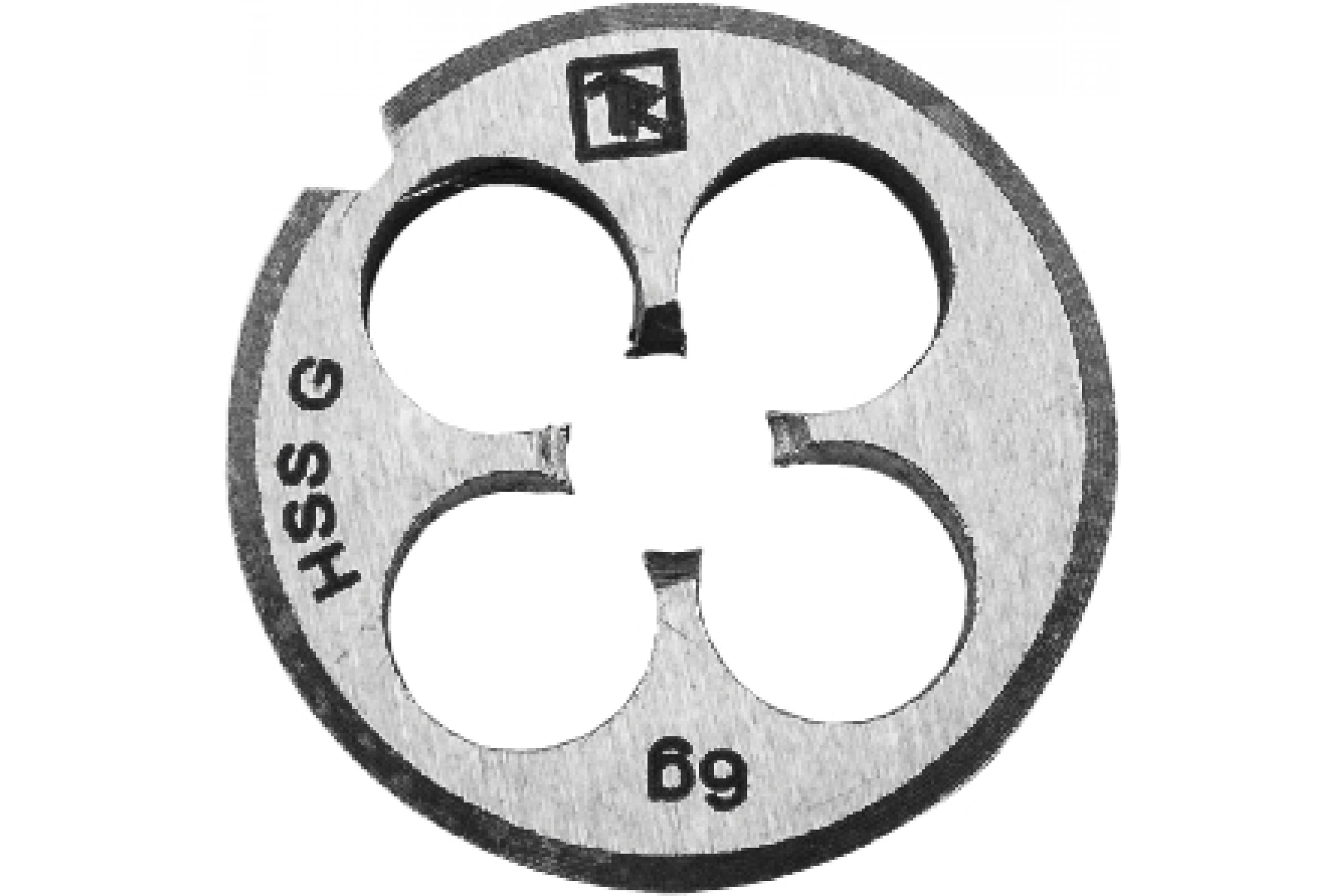 

Плашка метрическая М14 х 2,0 d = 38 х 14 мм HSS Thorvik D-Combo, 152176t