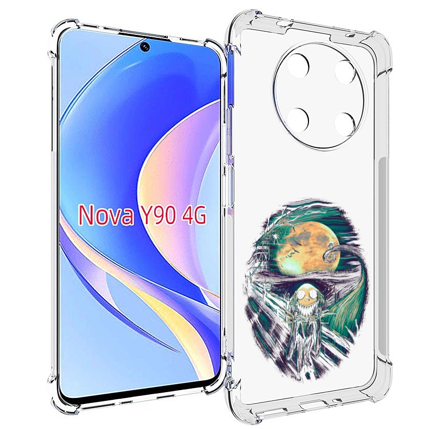 фото Чехол mypads зубастое существо абстракция для huawei nova y90 (ctr-lx1) / enjoy 50 pro