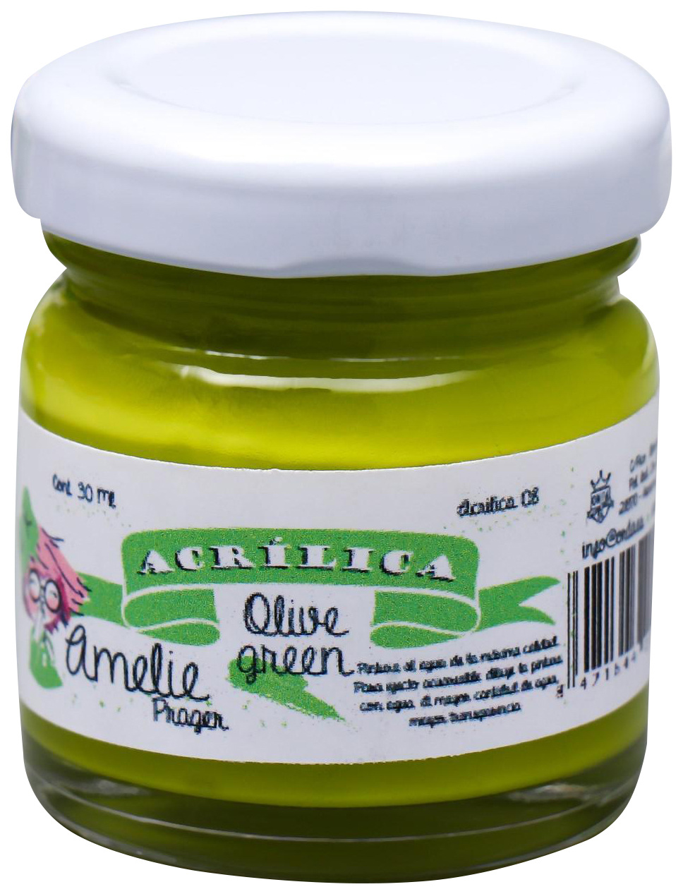 

Акриловая краска AMELIE оливково-зелёный, 30 мл