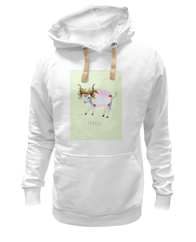 

Худи Printio Телец белое 2XL, Белый, Телец