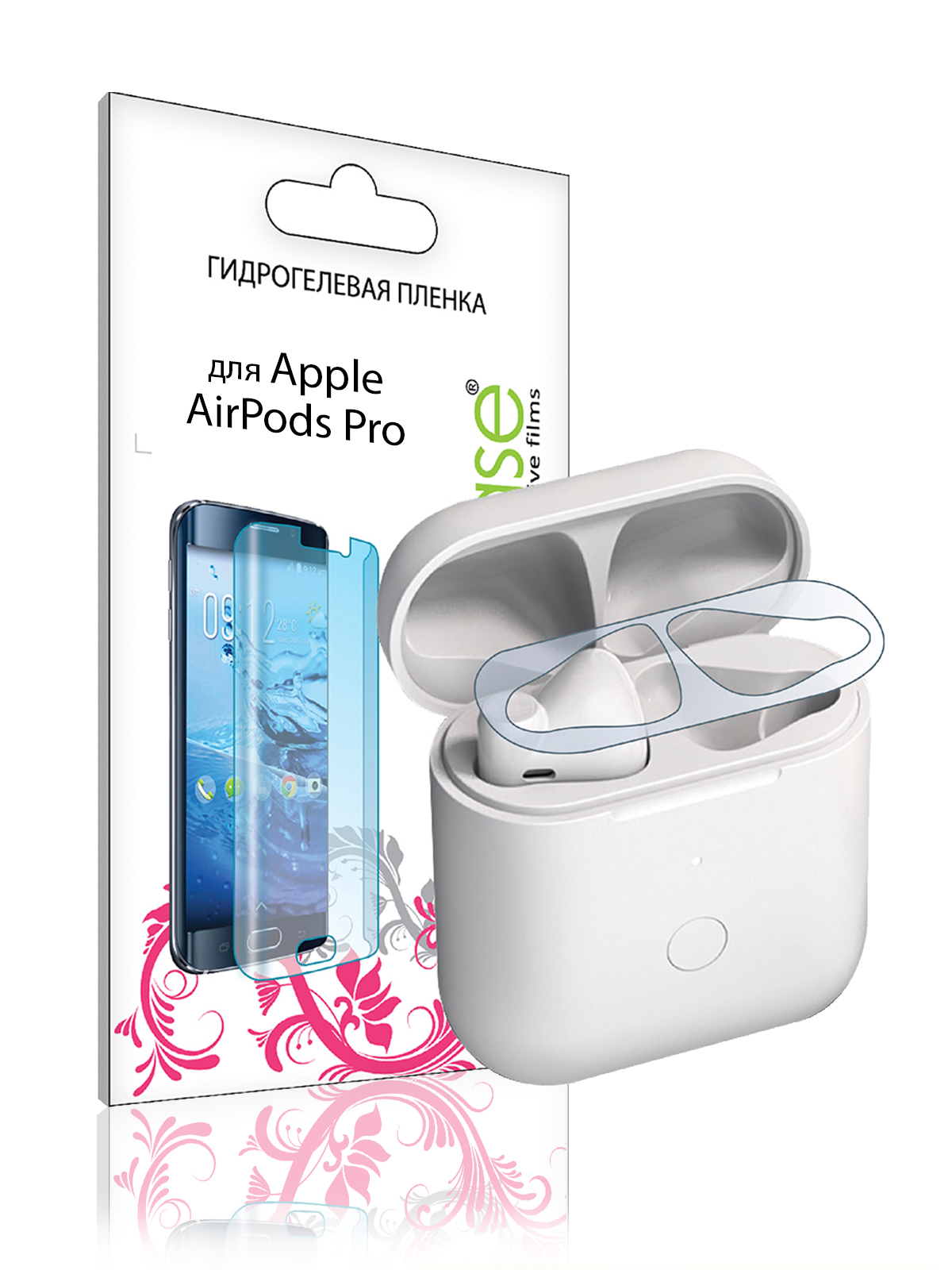 

Защитная гидрогелевая пленка luxcase для Apple AirPods Pro, Прозрачный