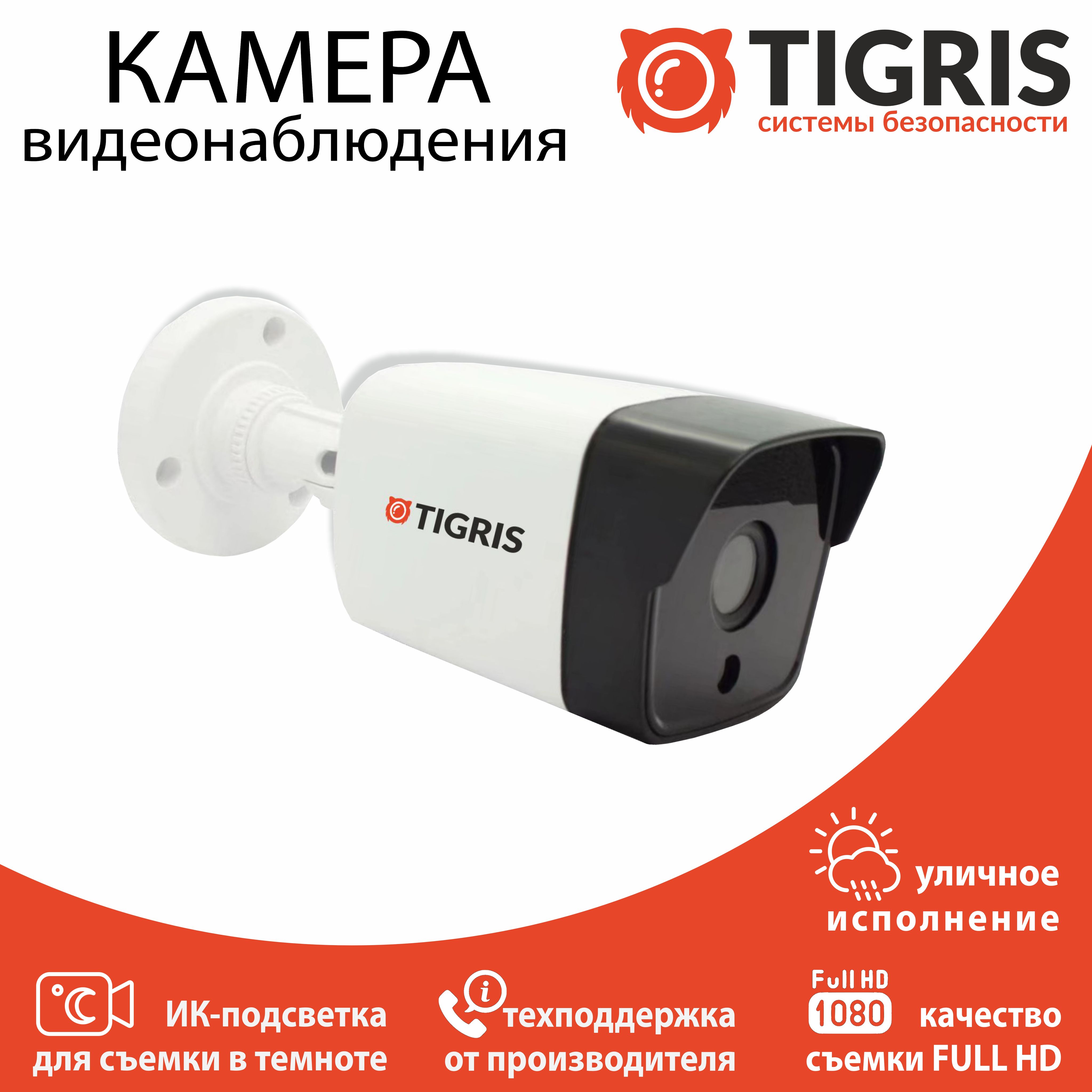 

Камера видеонаблюдения TIGRIS TGB-AS02P