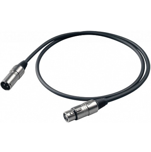 фото Кабель proel jack6.3/xlr мама 3м (bulk250lu3)