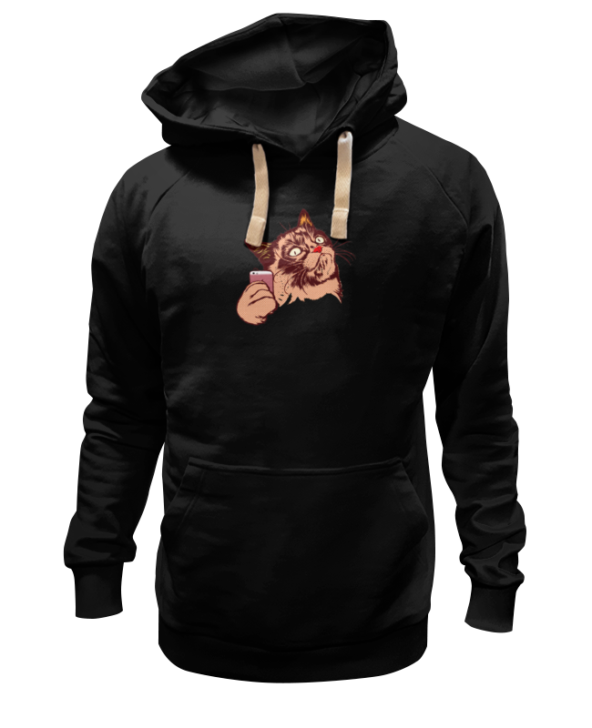 

Худи Printio Селфи черное 2XL, Черный, Селфи