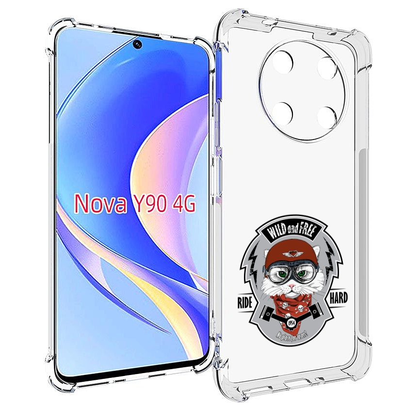 

Чехол MyPads кошка в шлеме для Huawei Nova Y90 (CTR-LX1) / Enjoy 50 Pro, Tocco