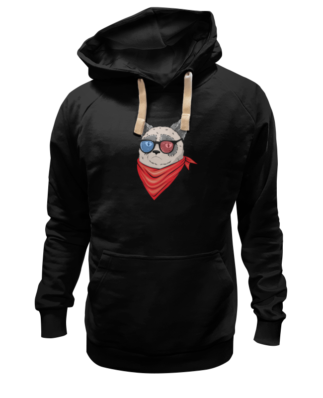 

Худи Printio Сердитый котик в 3d черное 2XL, Черный, Сердитый котик в 3d