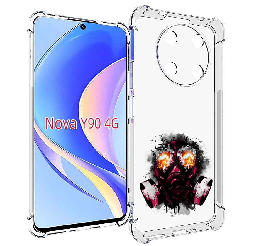 

Чехол MyPads красный противогаз для Huawei Nova Y90 (CTR-LX1) / Enjoy 50 Pro, Tocco