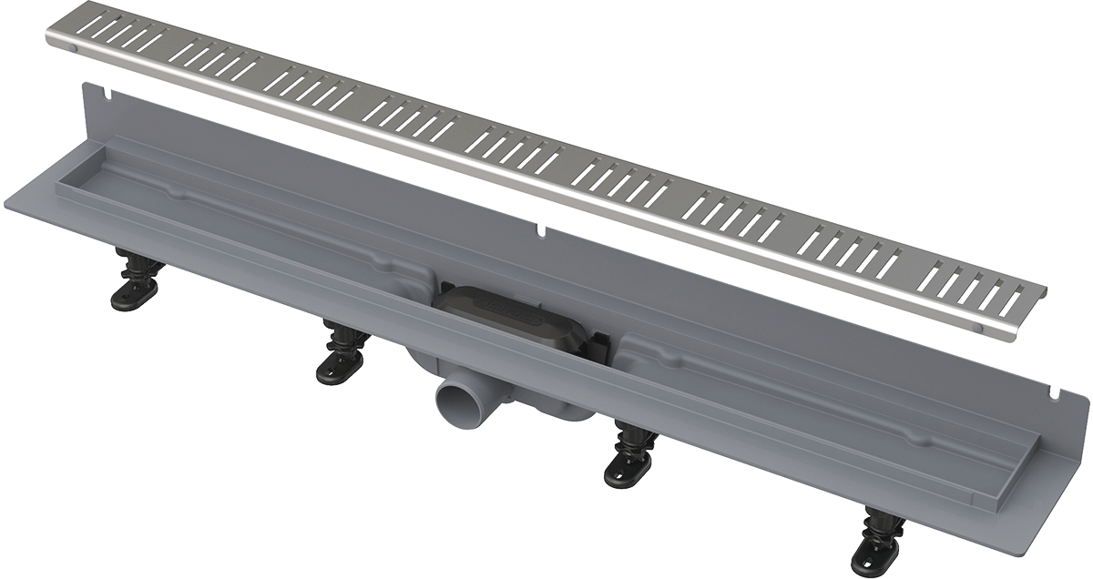 Водоотводящий желоб AlcaPlast APZ30 WALL APZ30-850M душевой лоток alcaplast apz9 850m simple с решеткой и опорами ag100201850