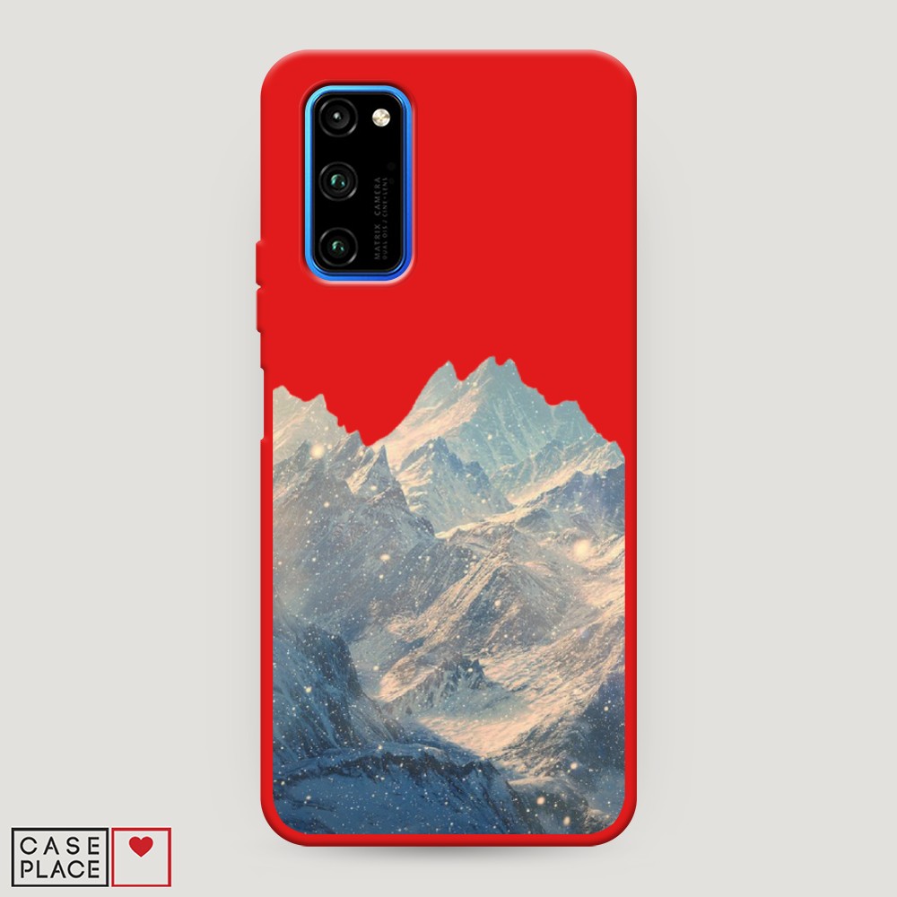 

Матовый силиконовый чехол "Звездочки графика белая" на Honor 7X