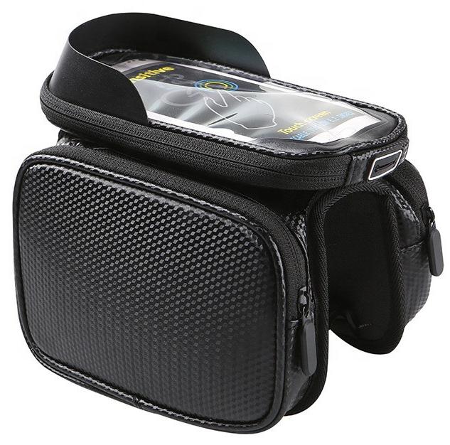 фото Велосипедная сумка eva case bicycle saddle transporting bag для смартфона 6.2'' (black)