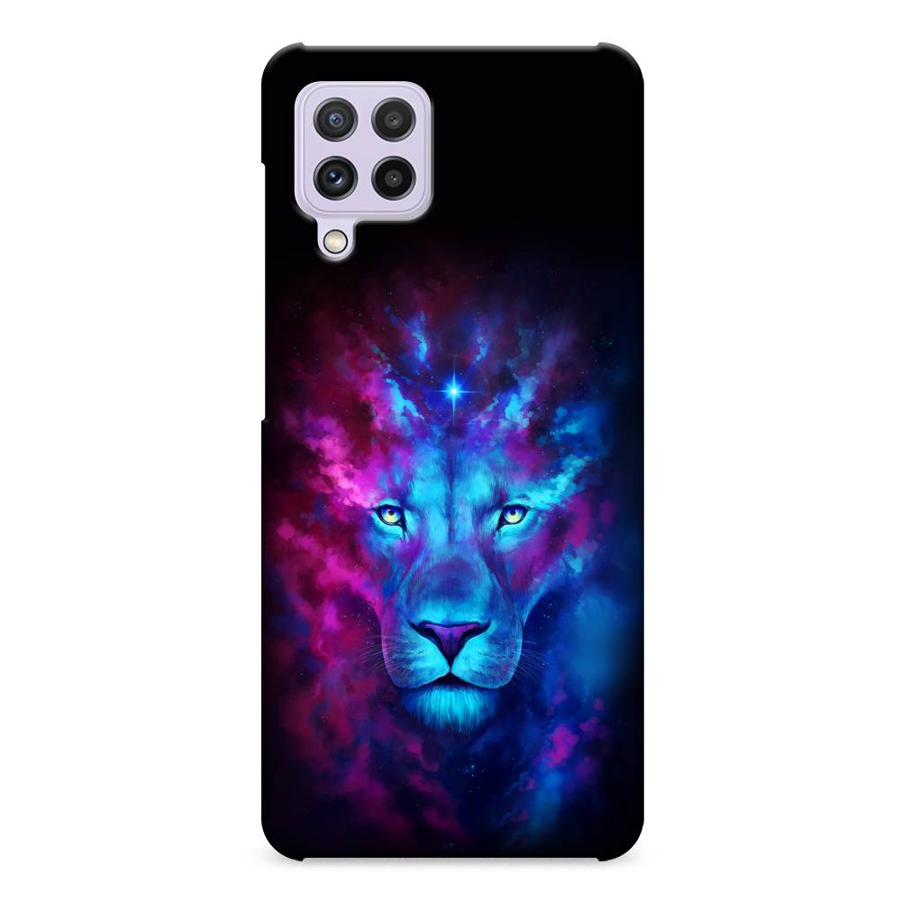 

Пластиковый чехол "Космический лев" на Samsung Galaxy A22