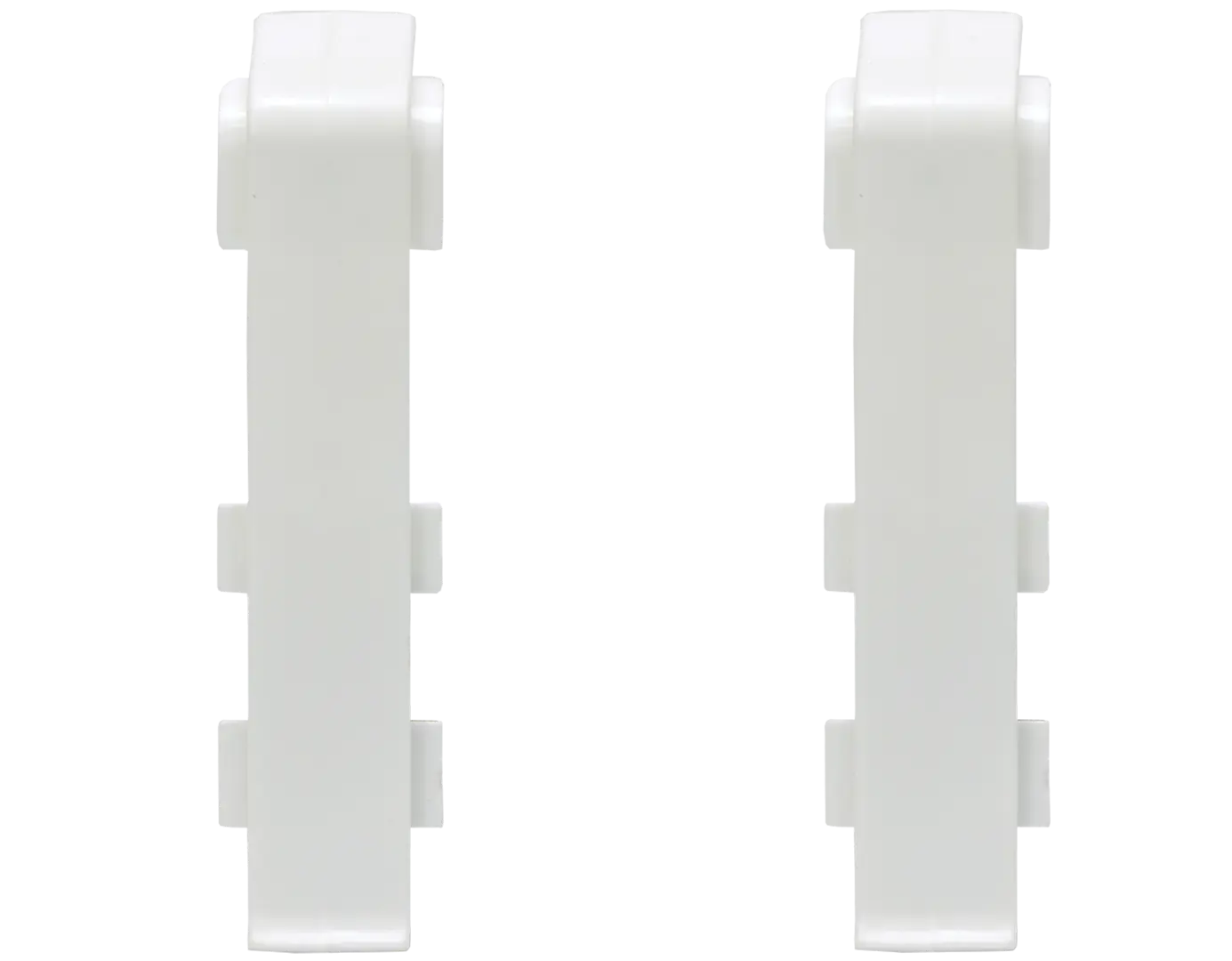 Соединитель для плинтуса, высота 100 мм, 2 шт. соединитель для плинтуса белый 80 мм 2 шт
