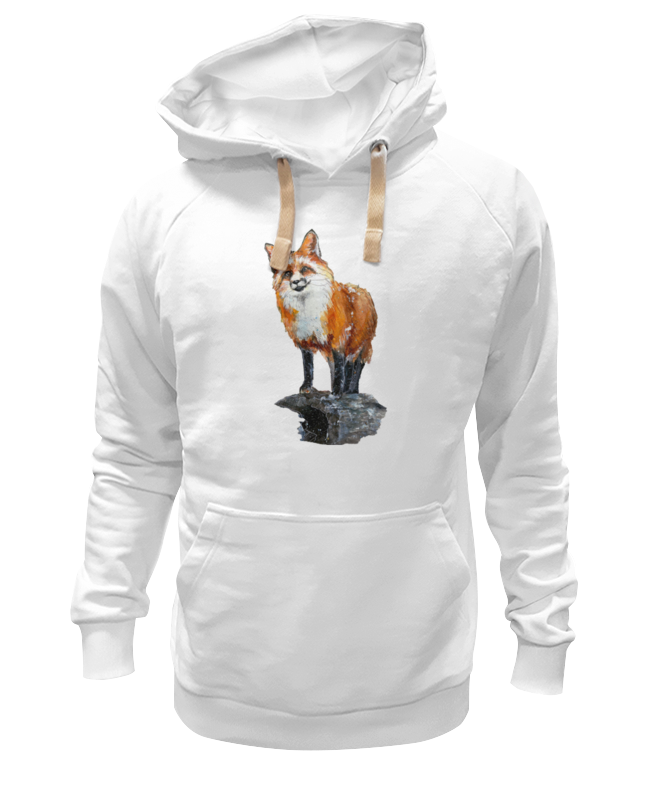 

Худи Printio Лисица белое 2XL, Белый, Лисица