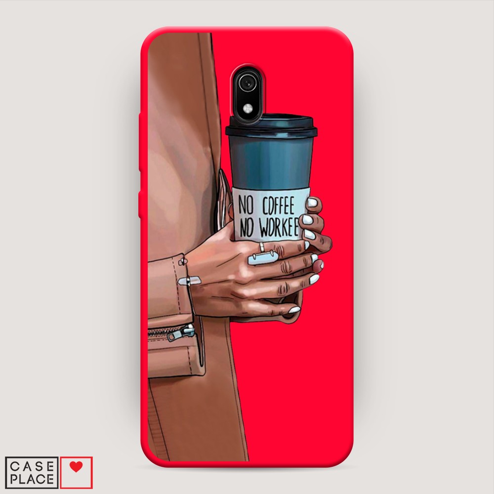

Чехол Awog на Xiaomi Redmi 8A "No coffee", Разноцветный, 37253-1