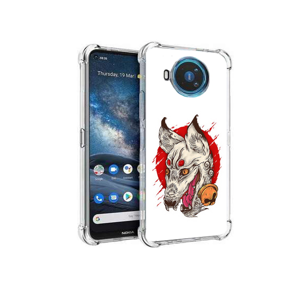 

Чехол MyPads Tocco для Nokia X100 страшная собака (PT227057.109.627), Прозрачный, Tocco