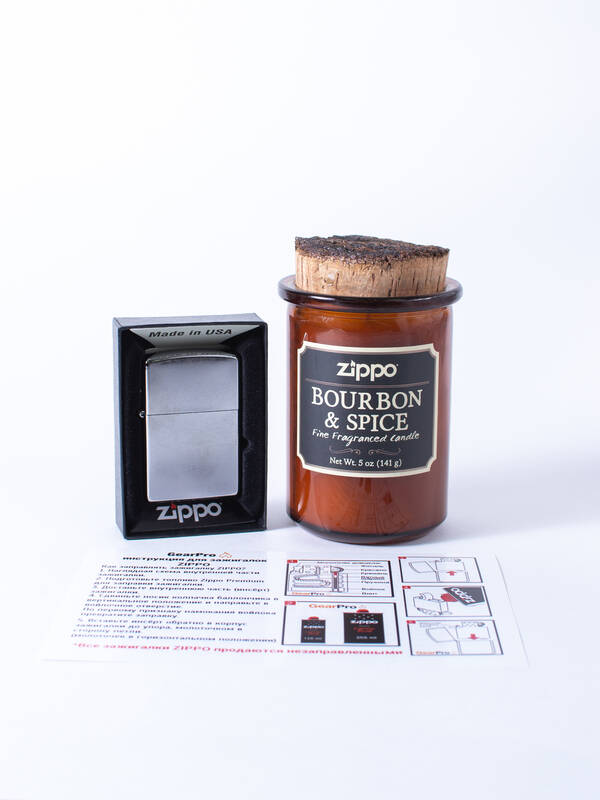 

Набор ароматизированная свеча и зажигалка 70017-207 ZIPPO, 70017-207