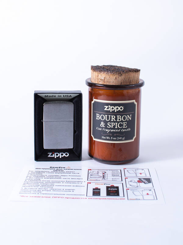 

Набор ароматизированная свеча и зажигалка 70017-200 ZIPPO, 70017-200