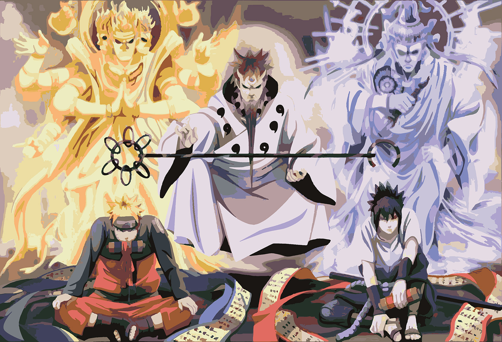 

Картина по номерам Красиво Красим Наруто 50х90см, 75333