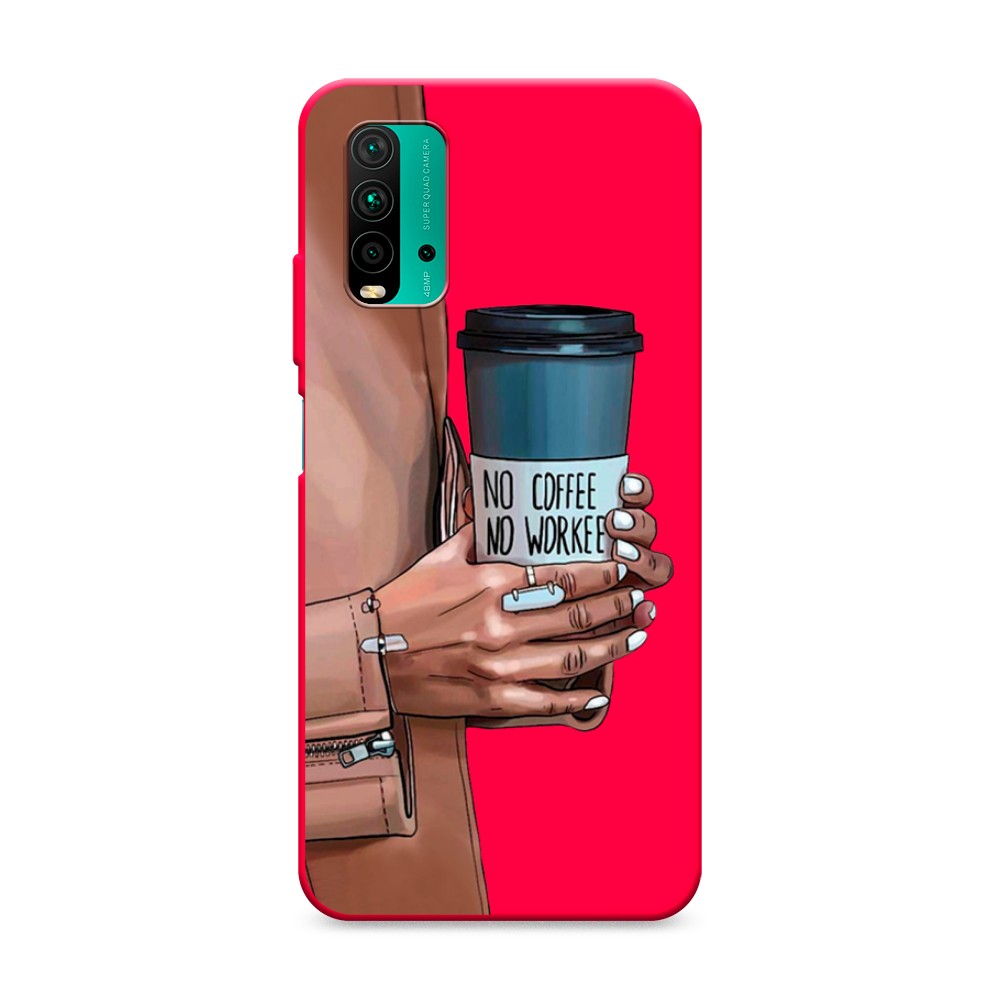 

Чехол Awog на Xiaomi Redmi 9T "No coffee", Разноцветный, 39853-1