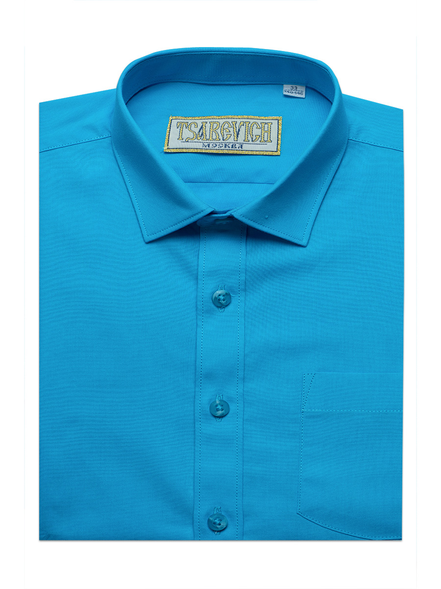 

Рубашка детская Tsarevich Blue Aster цв.бирюзовый р.152, Blue Aster