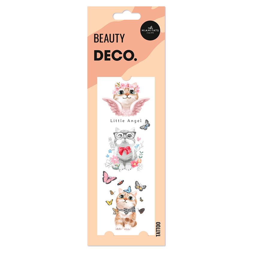 Купить Татуировка для тела DECO WATERCOLOR STORY by MIAMITATS переводная (Cutie), DECO.