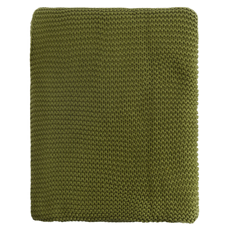 

Плед Tkano оливковый Essential 130х180 TK22-TH0009, TK22-TH0009