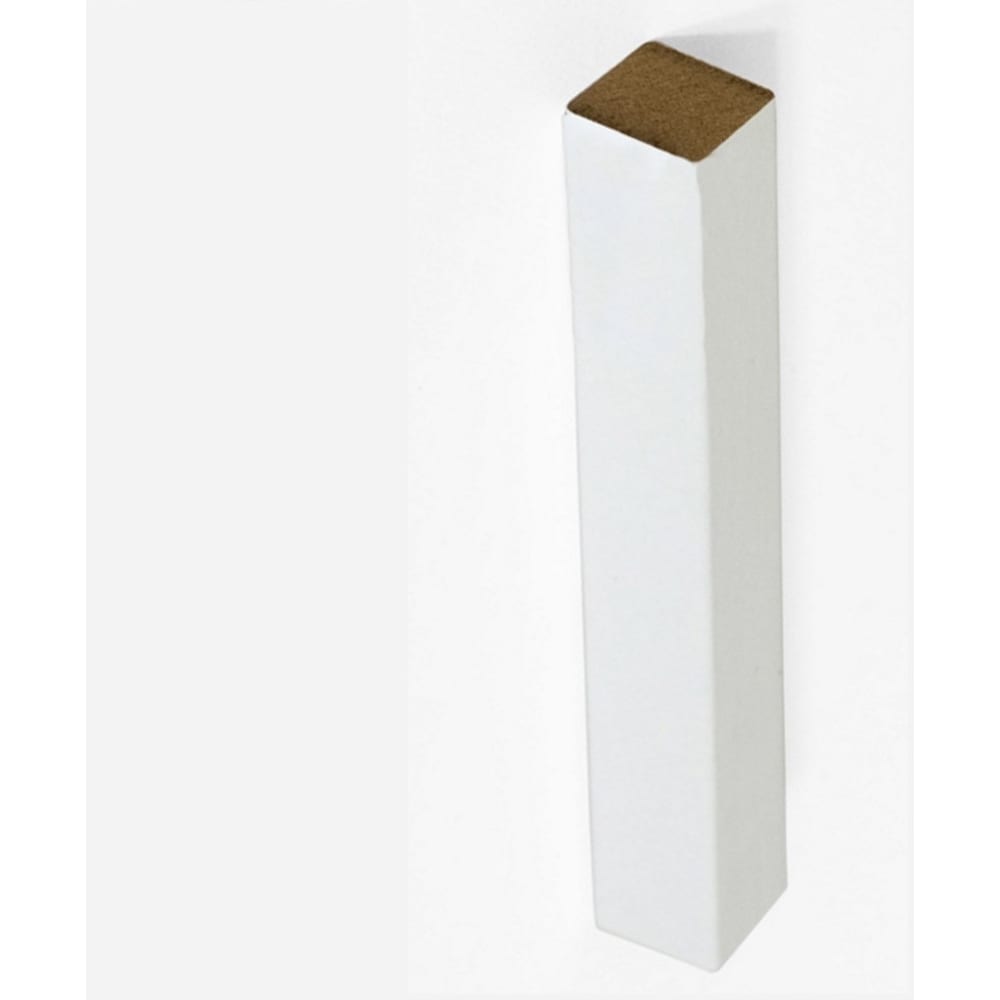 Соединитель для плинтуса МДФ GRACE Смартпрофайл Пеинт (6 шт, 18х18х122 мм, белый под покра внутренний угол для плинтуса grace