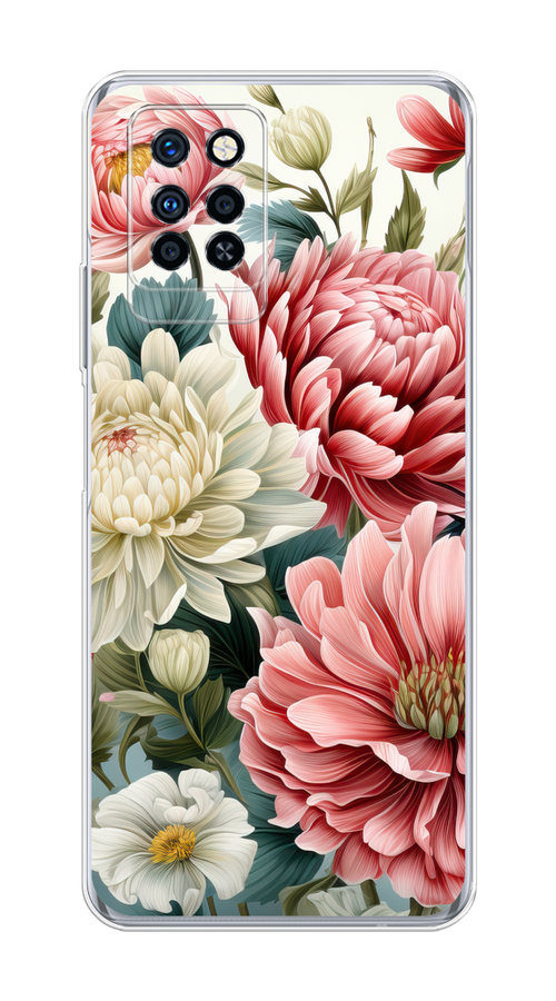 

Чехол на Infinix Note 10 Pro "Садовые цветы рисунок", 3100150-1
