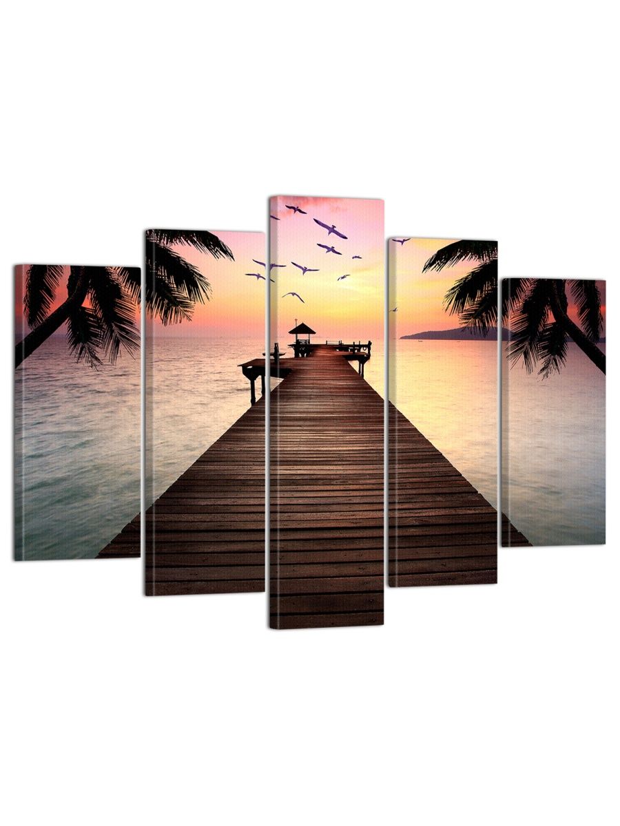 Модульная картина на холсте на стену 80х140 см M2406M2406