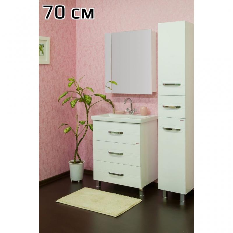 

Зеркальный шкаф Sanflor Анкона 60 L С0000002155 Белый, Анкона