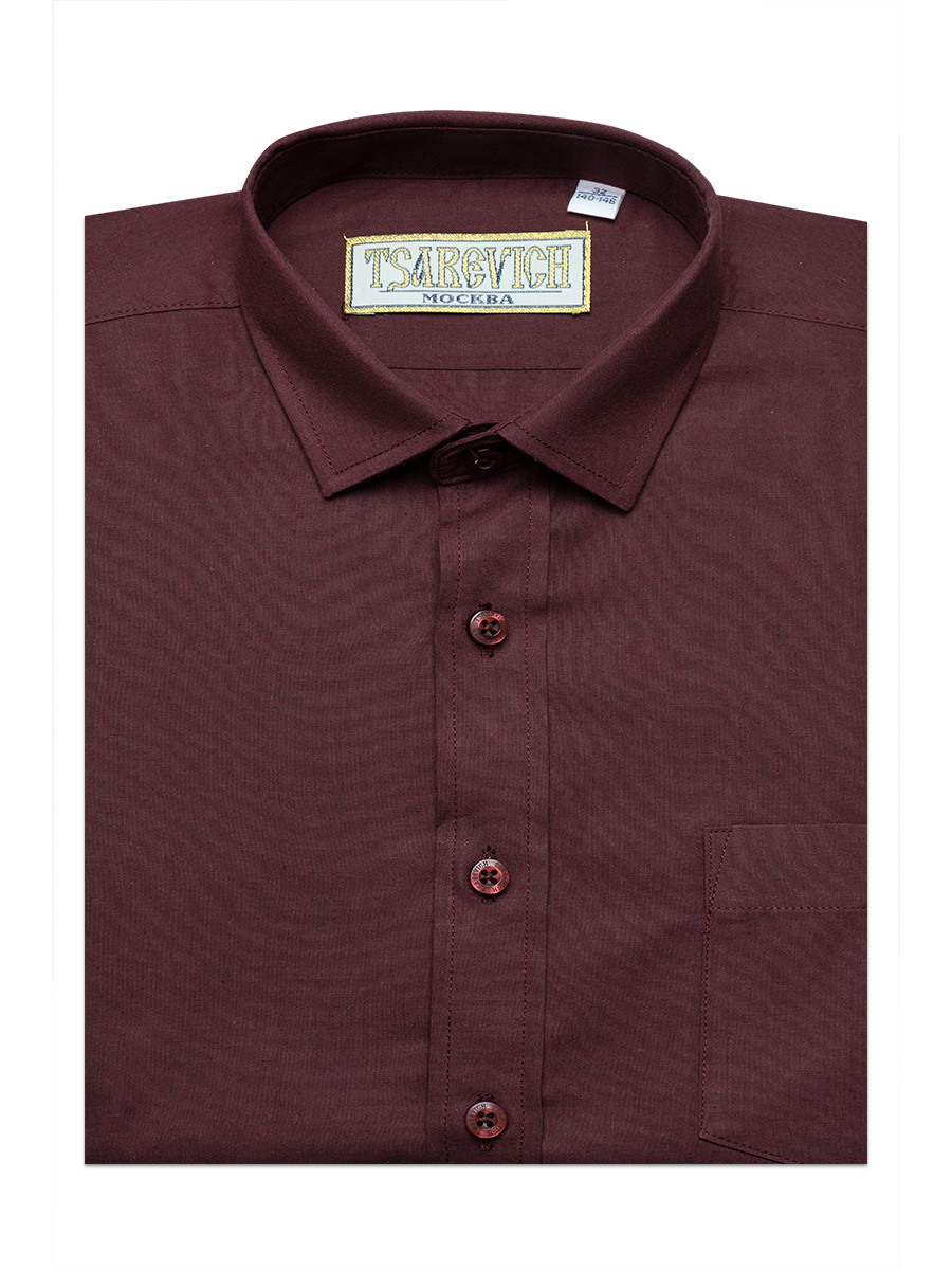 

Рубашка детская Tsarevich Maroon sl цв.бордовый р.122, Maroon sl